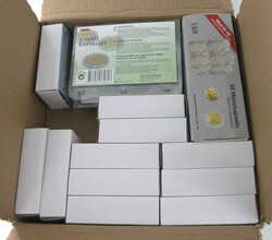 Münz-Zubehör, Posten neuer Münzkapseln, ideal für Eurosätzen ...