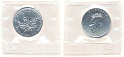 Kanada 1991, 5 Dollars - Maple Leaf, 999,9er-Silber, Gewicht 31,39 ...