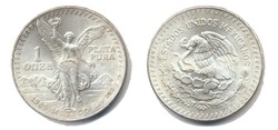 Mexiko 1985, 1 Onza de Plata Pura - Libertad, 1 oz Feinsilber, ...