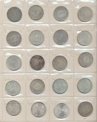 Bundesrepublik 1951 - 1974, 5 Mark-Adler Dublettenlos, Altnominalwert ...