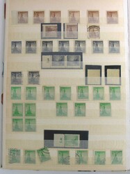 SBZ 1945-1946, Thüringen, Sammlung mit Abarten, Farben, Papiersorten ...