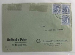 SBZ 1948, kleine Sammlung von 24 Belegen, dabei 10-fach-Frankaturen, ...