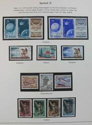 Motiv 'Weltraum', schöne Thematik-Sammlung aus der Zeit 1957-1964, ...