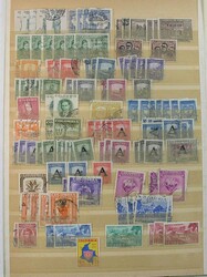 Kolumbien, alter Dublettenbestand im gut bestückten Steckbuch ...