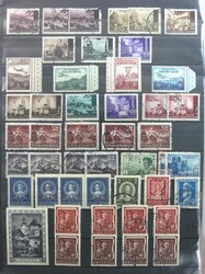 Kroatien, kleine Teil-Sammlung mit 4 Blocks und besseren Sätzen auf ...