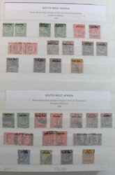 Südwestafrika/Namibia 1923-1995, schöne alte Teil-Sammlung, mit ...