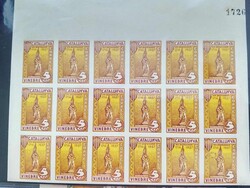 Spanien 1937-1940, Bürgerkriegsposten mit Einheiten einem Bogen, ...