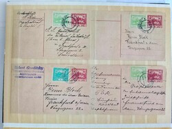 Tschechoslowakei 1920-1938, reichhaltiges Dublettebuch mit einigen ...