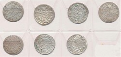 Bayern 1624 - 1629, 7 x Halbbatzen aus der Zeit von Kürfurst ...