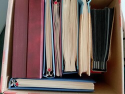 Österreich, Karton mit Teilsammlungen in 7 Vordruckalben, dazu ein ...