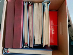 Österreich, Karton mit Teilsammlungen in 7 Vordruckalben, dazu ein ...