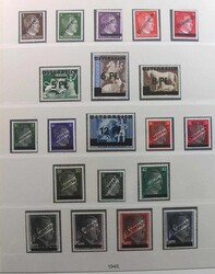 Österreich 1945-1969, postfrische Ländersammlung, sauber im ...