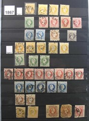 Österreich 1850-1998, meist gestempelter Bestand in 3 dicken ...