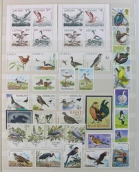 Motiv 'Vögel', Sammlung mit Sätzen und Blocks aus Aller Welt,hoher ...