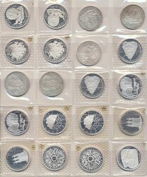 Bundesrepublik 1987 -1997, 10 DM-Sondermünzen-Dubletten-Sammlung, ...
