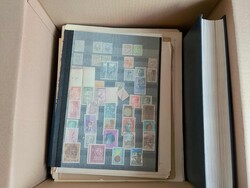 Luxemburg, Curver-Plastikkiste mit Dubletten und Teilsammlungen von ...