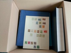 Luxemburg, Curver-Plastikkiste mit Dubletten und Teilsammlungen von ...