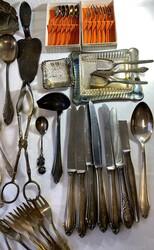 Anleger-Posten: Posten von versilbertem Besteck, insgesamt 104 Teile, ...