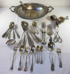 Anleger-Posten: Silber-Besteck-Konvolut, Posten von diversen ...