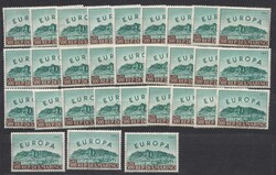 San Marino 1961, Europa-Marke, 30 Stück, postfrich Pracht (postfr., ...