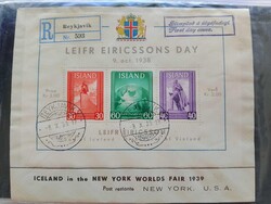 Island 1938-1988, Briefe-Posten, vorrangig FDC's, ab Block 2, dabei ...