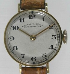 A. Lange & Söhne, Glashütte Damenarmbanduhr, Handaufzug, 18 kt. ...