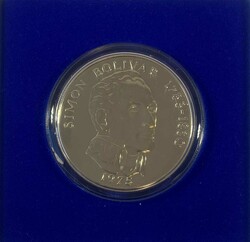 Panama 1975, 20 Balboas - Simon Bolivar - Sondermünze, 925er-Silber, ...