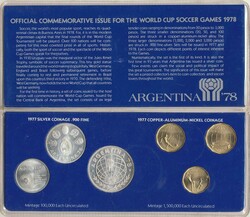Argentininen 1977, Original Fußball WM 1978 - Sondermünzenserie von ...