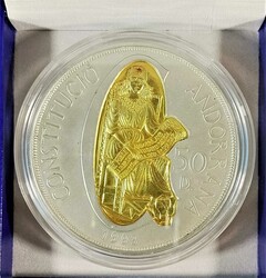 Andorra 1993, 50 Diners - 1. Tag des Volksentscheides für die ...