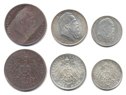 Bayern 1911 D, 2 Mark, 3 Mark und 5 Mark - Luitpold - 25 ...