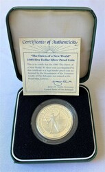 Bahamas 1989, 5 Dollars - 500. Jahrestag der Entdeckung Amerikas, ...