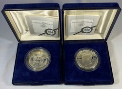 Niue 1989, 2 x 50 Dollars - John F. Kenedy, 925er-Silber, Polierte ...