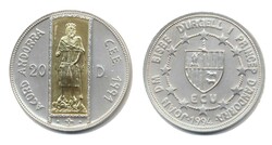 Andorra 1994, 20 Diners - Petrus III., 925er-Silber/Gewicht 25 Gramm, ...