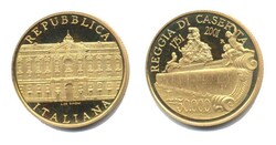 Italien 2001, 50.000 Lire - 250 Jahre Königspalast von Caserta, ...