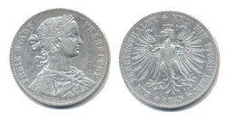 Frankfurt am Main 1859, Vereinstaler - Francofurtia, zeitgemäße ...