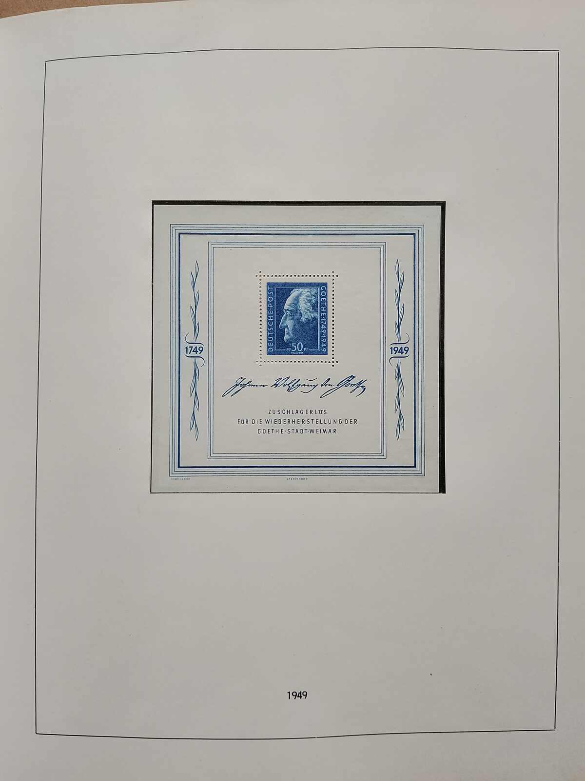 DDR 1949-1969, postfrische, komplette Ländersammlung, zusätzlich ...