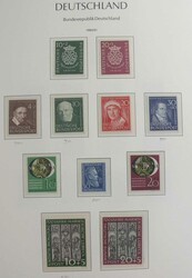 Bundesrepublik 1949-1977, postfrische, komplette Ländersammlung, mit ...
