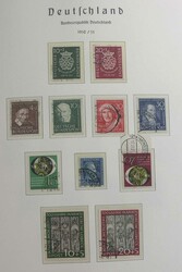 Bundesrepublik 1949-1979, gestempelte, komplette Ländersammlung, ...
