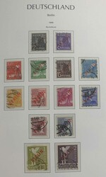 Berlin 1949-1990, komplette gestempelte Ländersammlung, ...