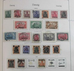 Danzig 1920-1939, Teilsammlung mit besseren Werten bis Port Gdansk, ...