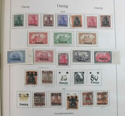 Danzig 1920-1939, Teilsammlung mit besseren Werten bis Port Gdansk, ...