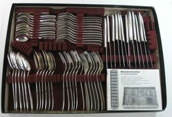 Silber-Anlegerposten, umfangreiches 90er-Silber-Besteck (versilbert) ...