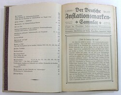Literatur, 'Der Deutsche Inflationsmarken-Sammler', der erste ...