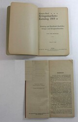 Literatur, 6 Hefte/Büchlein: 'Sonderkatalog Deutsce Aufdruckmarken ...