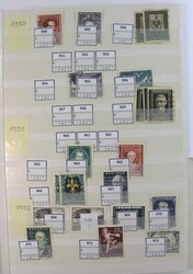Östereich 1945-1989, gestempelte Teilsammlung mit besseren Ausgaben, ...