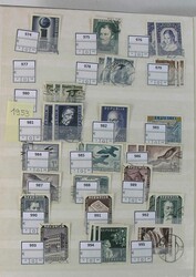 Östereich 1945-1989, gestempelte Teilsammlung mit besseren Ausgaben, ...