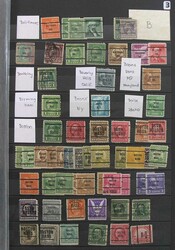 USA / Vorausentwertungen, alphabetisch sortiert (A-Z), im gut ...