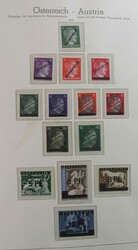 Österreich 1945-2001, postfrische, in den Hauptnummern komplette ...