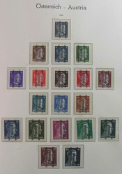 Österreich 1945-2001, postfrische, in den Hauptnummern komplette ...