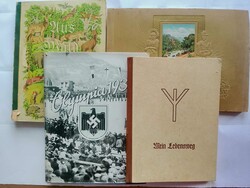 Militaria, kleines Buch-Lot: 'Mein Lebensweg', Familienstammbuch aus ...